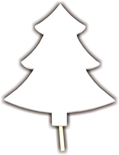 PIK PIKA TOPPER DRZEWKO ŚWIĘTECZNE OZDOBA 1SZT 8CM
