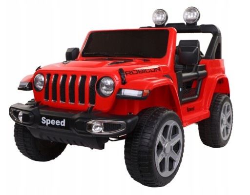 DUŻY DWUOSOBOWY JEEP NA AKUMULATOR 4X4 PILOT SKÓRA