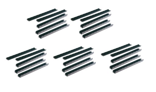 LISTWY zatrzaskowe zamykane klik 10mm do75k czarne