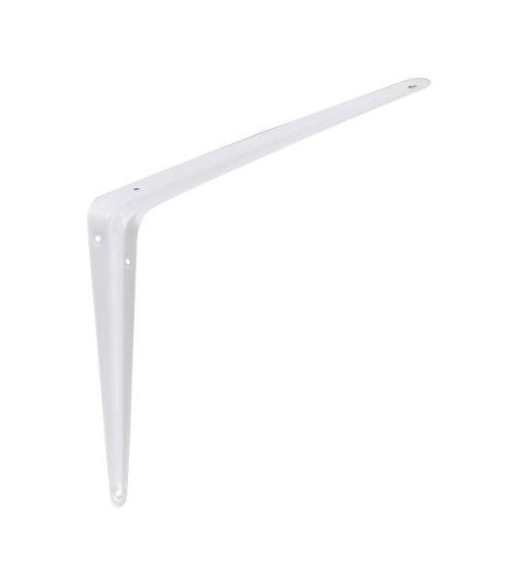 WSPORNIK KĄTOWNIK POD PÓŁKĘ 250x200 mm BIAŁY 10szt