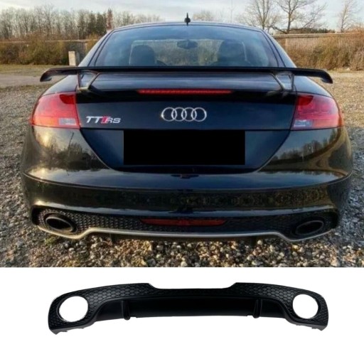 Dyfuzor dokładka zderzaka do Audi TT 8J Coupé Cabrio S-line 2006-2014