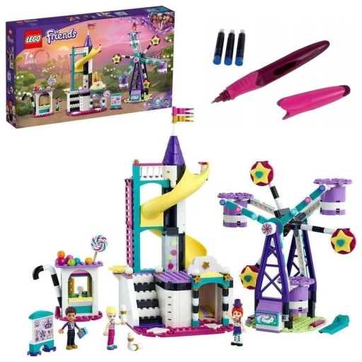 LEGO Friends 41689 Magiczny diabelski młyn i zjeżdżalnia