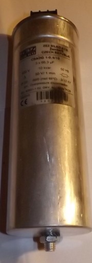 kondensator mocy biernej 10 kVAr 400V zez silko csadg 1-0,4/10 3p