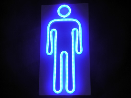 NWCPAN240 NEON LED FLEX WC PAN NIEBIESKI 240X128MM