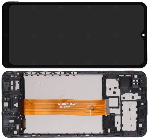 SAMSUNG M12 2021 M127 M127F WYŚWIETLACZ LCD RAMKA