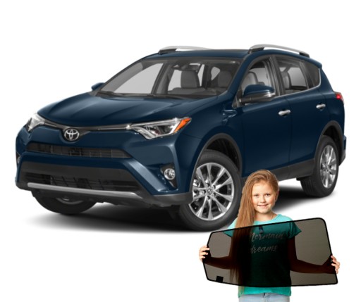 Zasłonki Osłony Przeciwsłoneczne na magnesach do Toyota RAV4 4 IV 2013-2019