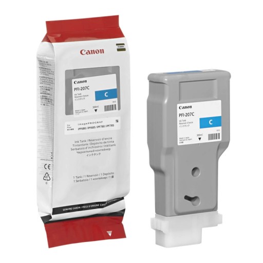 Atrament CANON PFI-207C Cyan 8790B001 IPF680 IPF685 IPF780 IPF85