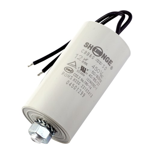 Kondensator rozruchowy 12uF 450V CBB60 SHENGE