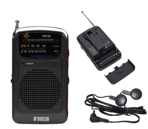 KIESZONKOWE RADIO MINI PRZENOŚNE AM/FM SŁUCHAWKI