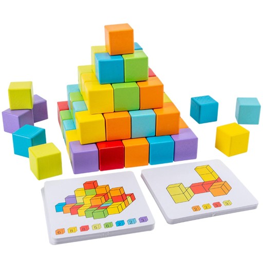 Multicolor educational blocks set