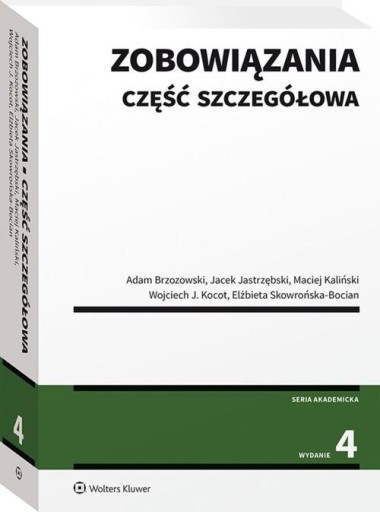 ZOBOWIĄZANIA CZĘŚĆ SZCZEGÓŁOWA