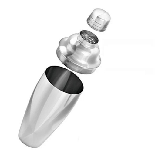 Shaker stal szlachetna srebrny 750 ml typu Cobbler