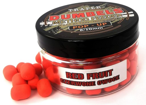 Traper Dumbels Pop-Up Method Feeder Czerwone Owoce