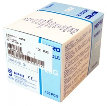 Igły iniekcyjne Nipro 23G 0.6x32mm 100 szt.