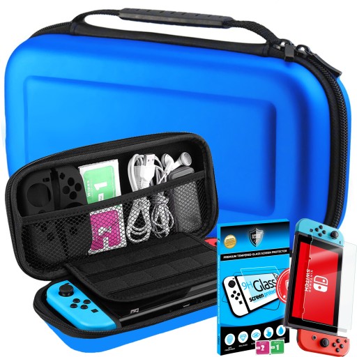 CASE FUTERAŁ WZMOCNIONY DO NINTENDO SWITCH V1 model HAC-001 SZKŁO HARTOWANE