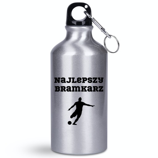 Butelka/bidon 400 ml prezent dla bramkarza, bramkarz, piłka nożna + imię, 2