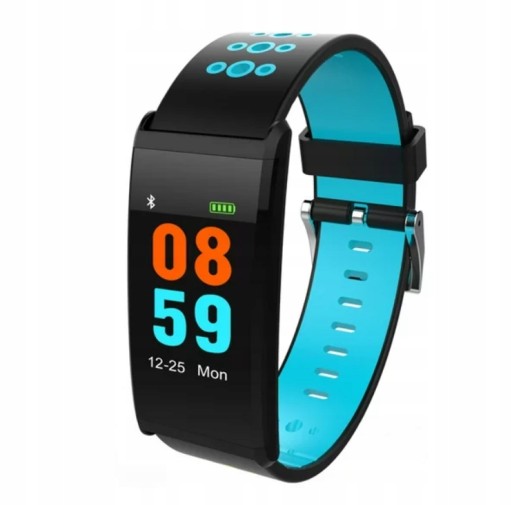 SMARTWATCH zegarek SMARTBAND Pulsometr Krokomierz AMOLED