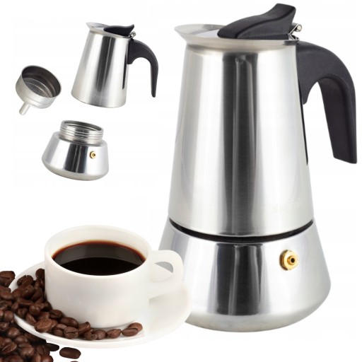 KAWIARKA Stalowa Espresso Zaparzacz do kawy