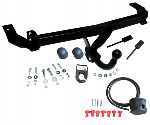 FIAT PANDA 2 II 2003-2013 HAK HOLOWNICZY+WIĄZKA 7P
