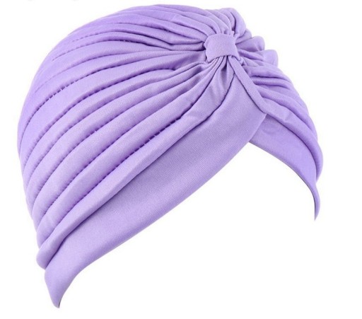Turban chusta po chemioterapii FIOLETOWY