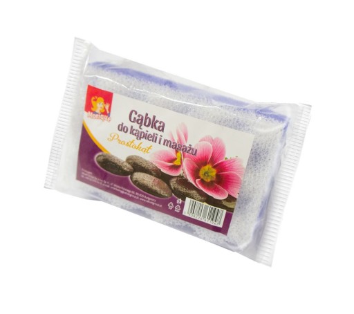 MONIQUE GĄBKA DO KĄPIELI I MASAŻU PROSTOKĄT