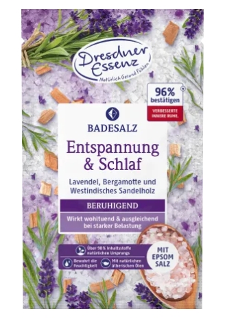 Dresdner Essenz, Sól do kąpieli, Relaks i Sen, 60 g