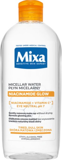 Mixa hipoalergiczny płyn micelarny z niacynamidem i witaminą C 400 ml