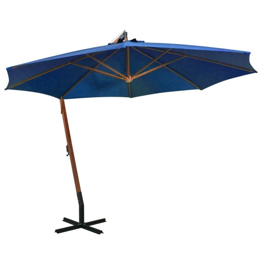 DUŻY PARASOL OGRODOWY SKŁADANY TARASOWY 3,5x2,9 m