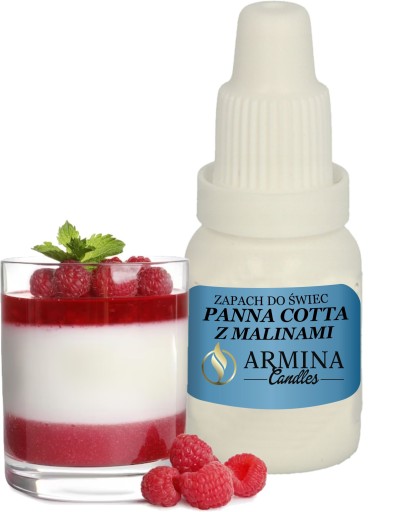 ZAPACH DO ŚWIEC PANNA COTA & RASPBERRY 10 ML