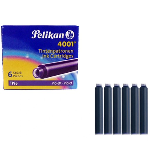 PELIKAN NABOJE DO PIÓR KRÓTKIE GRIFFIX FIOLETOWE