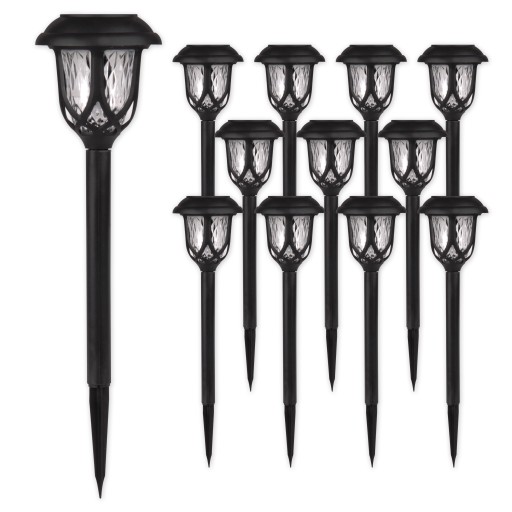 12x Lampa solarna LED WBIJANA czujnik zmierzchu