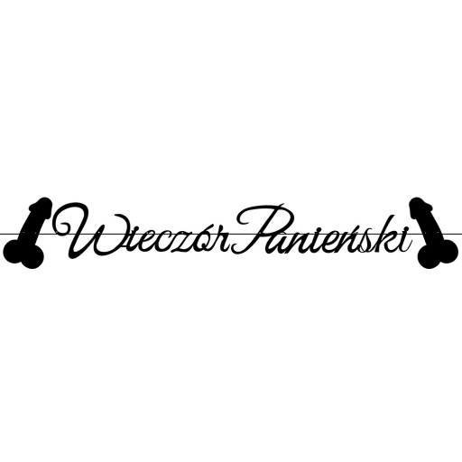 Baner Wieczór Panieński Dekoracja Ozdoba Peniski