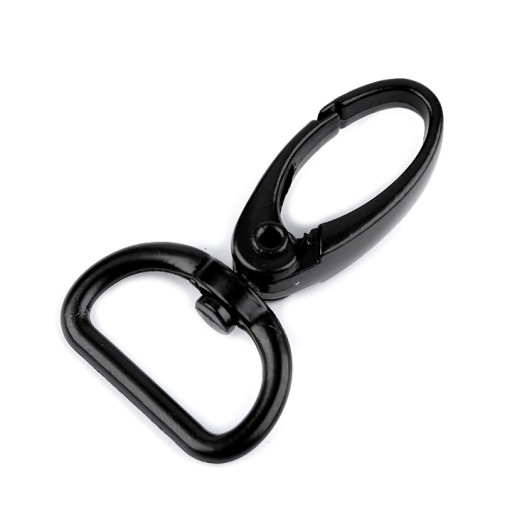 KARABIŃCZYK METALOWY 20 mm - CZARNY