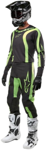 STRÓJ CROSS ENDURO ALPINESTARS FLUID LURV BLK/YLW FLUO