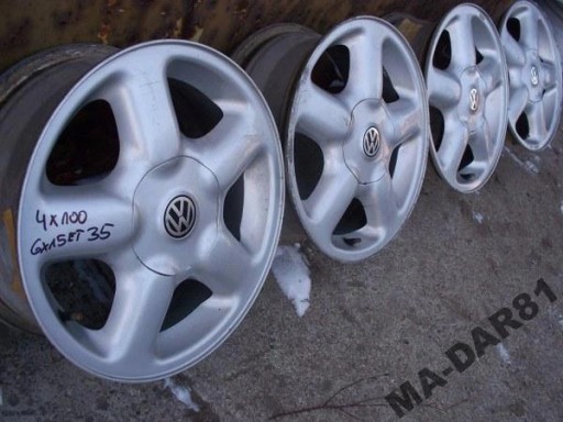 FELGI VW 15 4x100 6x15 ET35 VOLKSWAGEN