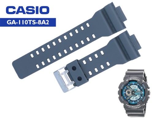 PASEK CASIO GA-110TS-8A2 szary ORYGINAŁ
