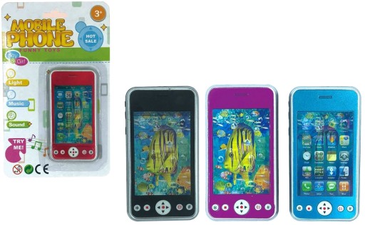 SMARTFON 3D TELEFON DLA DZIECI ZABAWKA DŹWIĘK 4559
