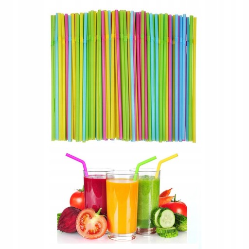 Słomki plastik ePaczka 150 szt.
