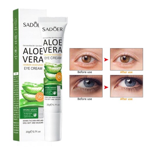 SADOER aloe vera nawilżający krem do oczu 20g