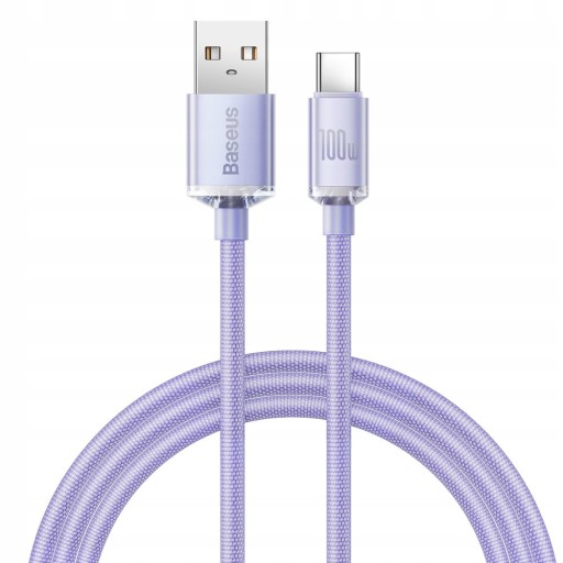Kabel USB-A / USB-C, Baseus Shine, 5A 100W, 1.2m
