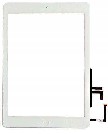 Digitizer dotyk szyba home do Apple iPad Air 1 A1474 A1475 biały