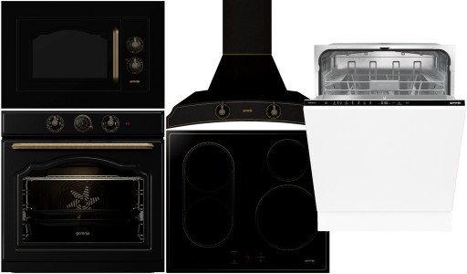 Zestaw GORENJE BOS67372CLB + BM235CLB + GI6421CLBSC + DK63MCLB + GV642C60