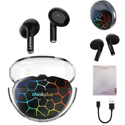 SŁUCHAWKI BEZPRZEWODOWE BLUETOOTH SŁUCHAWKI LENOVO