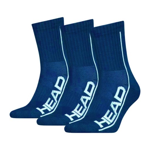 SKARPETY HEAD TENNIS PERFO SHORT CREW 3P NAV 35-38