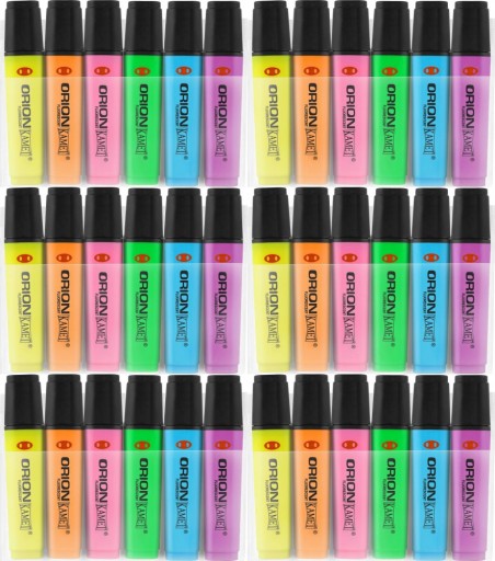 PODKREŚLACZE Kamet Orion ZAKREŚLACZE 6 KOL MIX x6