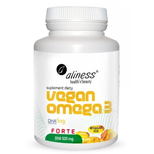 Aliness VEGAN Omega 3 DHA z alg 60 kapsułek