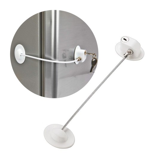 1x Fridge Lock Refrigerator Lock for Children Mini Fridge Lock Freezer Lock