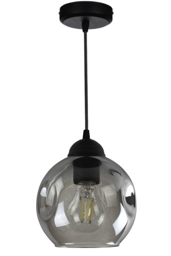 LAMPA WISZĄCA ŻYRANDOL PLAFON EDISON LOFT SZKŁO