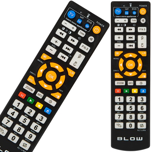 Pilot uniwersalny samouczący do TV DVD DVB-T SAT