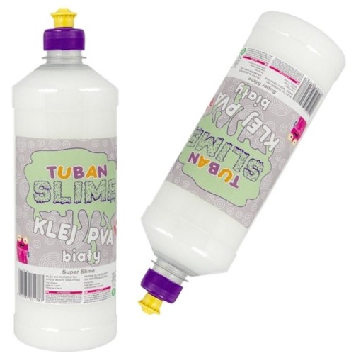 BIAŁY KLEJ PVA 1L do PAPIERU GLUTA Tuban Slime